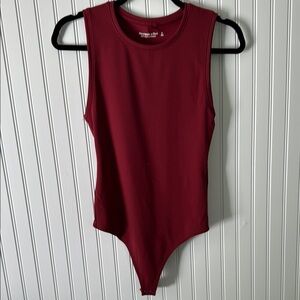 Abercrombie & Fitch Red Bodysuit One Piece